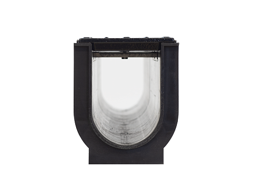 Лоток Ecoteck STANDART 100.175 h179 с решеткой 100 чугунной поперечной, кл. С250 Лоток Ecoteck STANDART 100.175 h179 с решеткой 100 чугунной поперечной, кл. С250